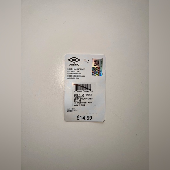 UMBRO Block Fanny Pack - Picture 6 of 6